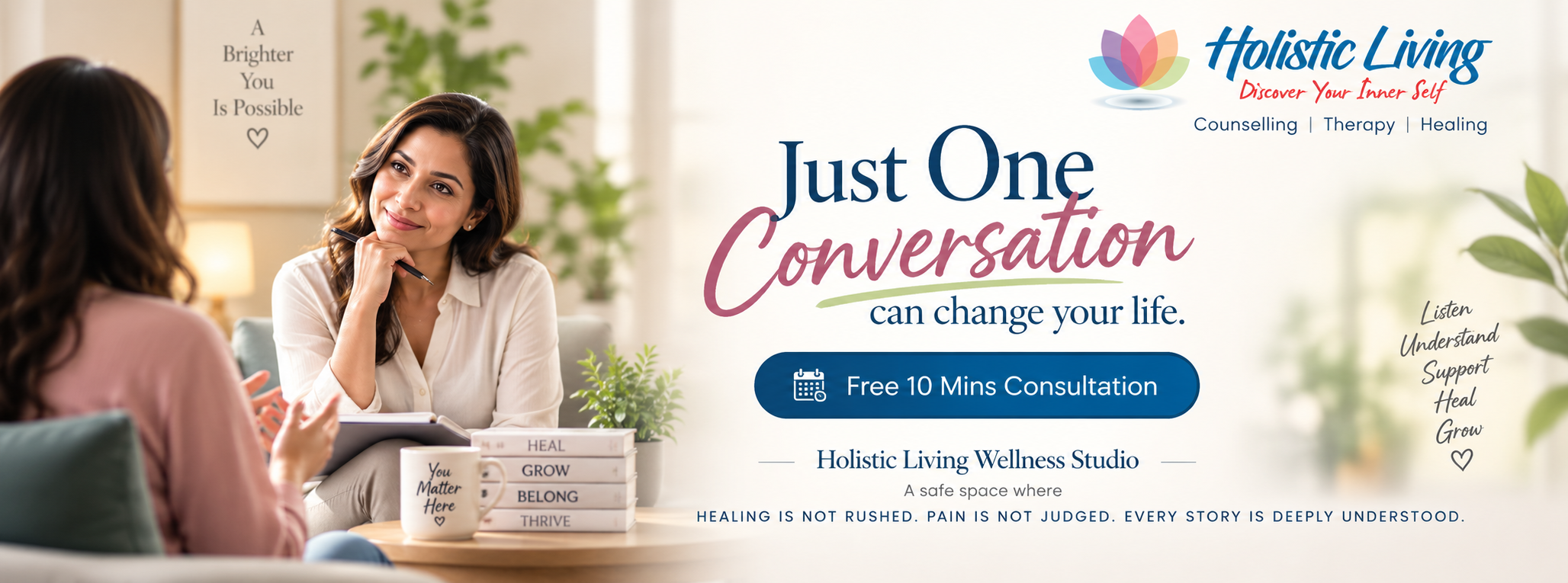 Start with a free 10 min consultation with certified anxiety therapists and understand more about anxiety symptoms and anxiety treatment available